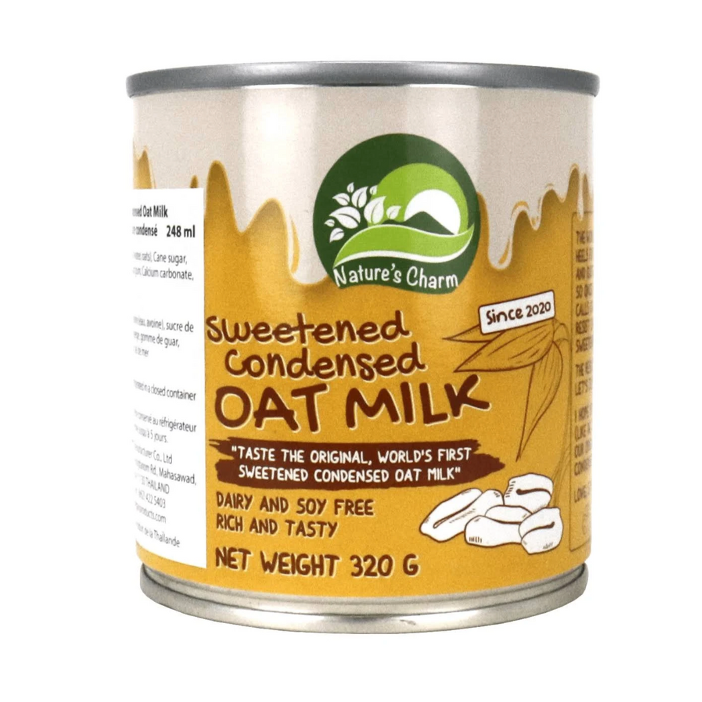 Natures Charm Oat Milk Sweetened Condensed 320g available at The Prickly Pineapple