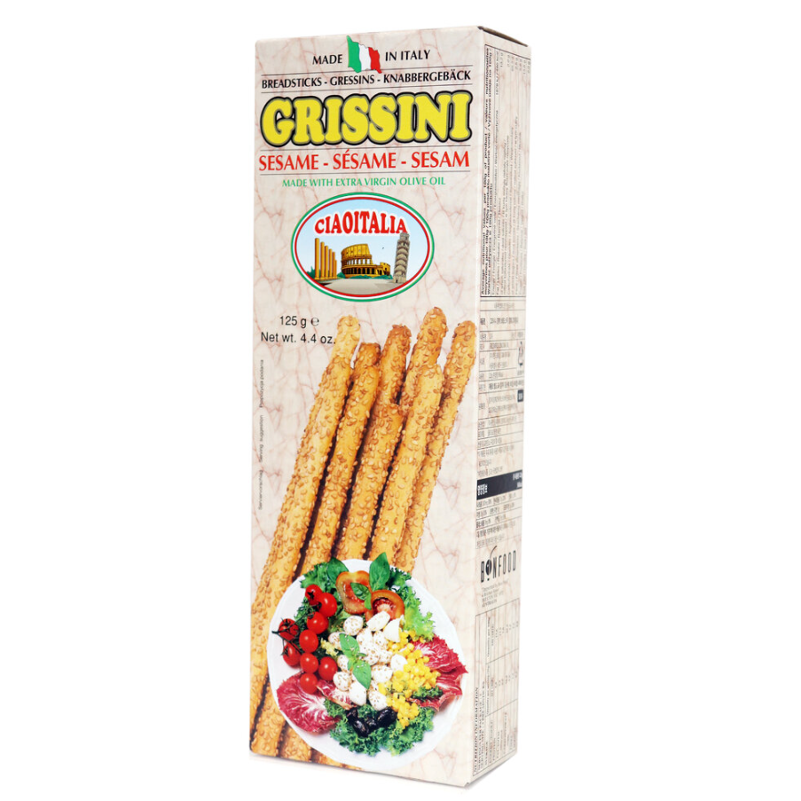 Ciao Italia Grissini Sesamo 125g (12) available at The prickly Pineapple