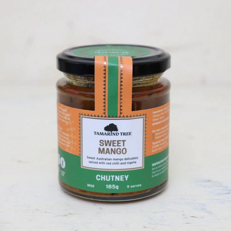 Tamarind Tree Sweet Mango Chutney mild 185g available at The Prickly Pineapple