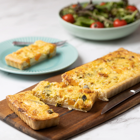 Ivan's Pumpkin, Feta & Leek Tart 800g available at The Prickly Pineapple