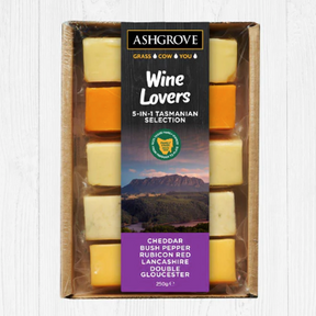Ashgrove Wine Lovers Cheese Selection 250g available at The Prickly Pineapple