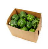 Capsicums 8kg Green carton