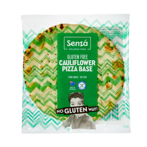 Senza Wellness Foods Cauliflower Pizza Base Gluten Free 220g available at The Prickly Pineapple