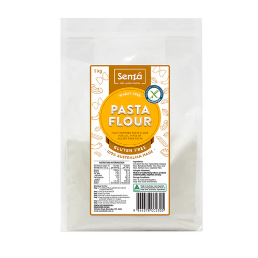 Senza Wellness Foods Pasta Flour (GF) 1kg available at The Prickly Pineapple