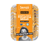 Senza Wellness Foods Semi-dried Tomato Focaccia Bread GF 250g available at The Prickly Pineapple
