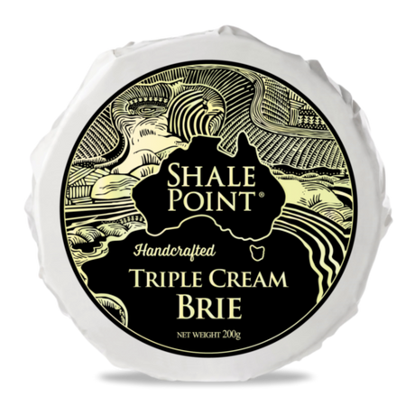 Shale Point Triple Cream Brie 200g available at The Prickly Pineapple