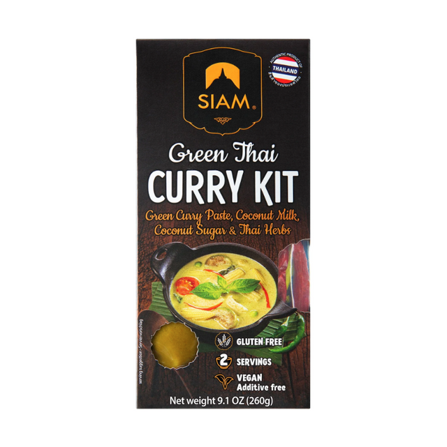 Siam GreenThai Curry Kit 260g available at The Prickly Pineapple