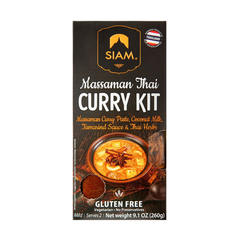 Siam Massaman Thai Curry Kit 260g available at The Prickly Pineapple