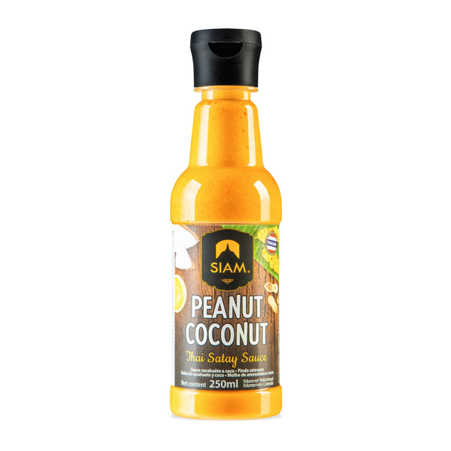 Siam Peanut Coconut Sauce 250ml available at The Prickly Pineapple