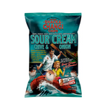 SnackaChangi Potato Chips Sour Cream, Chive & Onion 150g available at The Prickly Pineapple