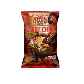 SnackaChangi Sweet Chilli Potato Chips 150g available at The Prickly Pineapple