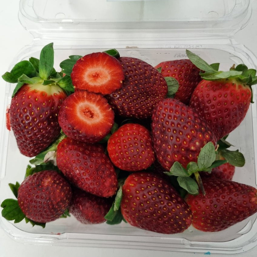 Strawberries punnet 500g available at The Prickly Pineapple