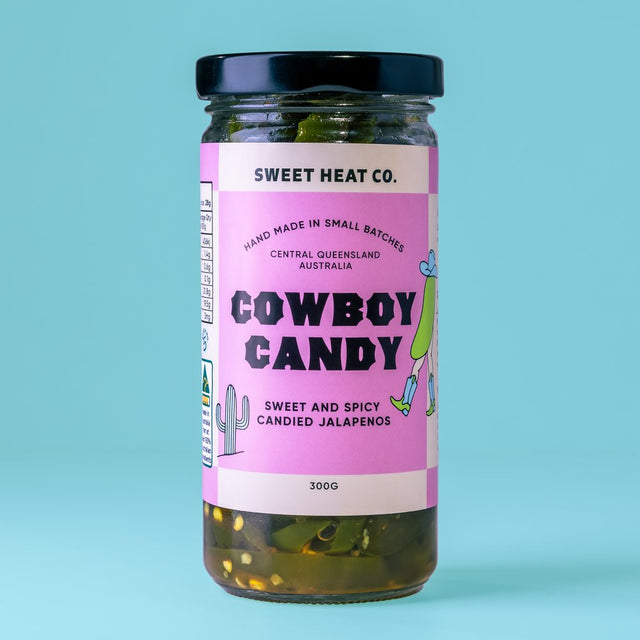 Sweet Heat Co. Cowboy Candy 300g available at The Prickly Pineapple