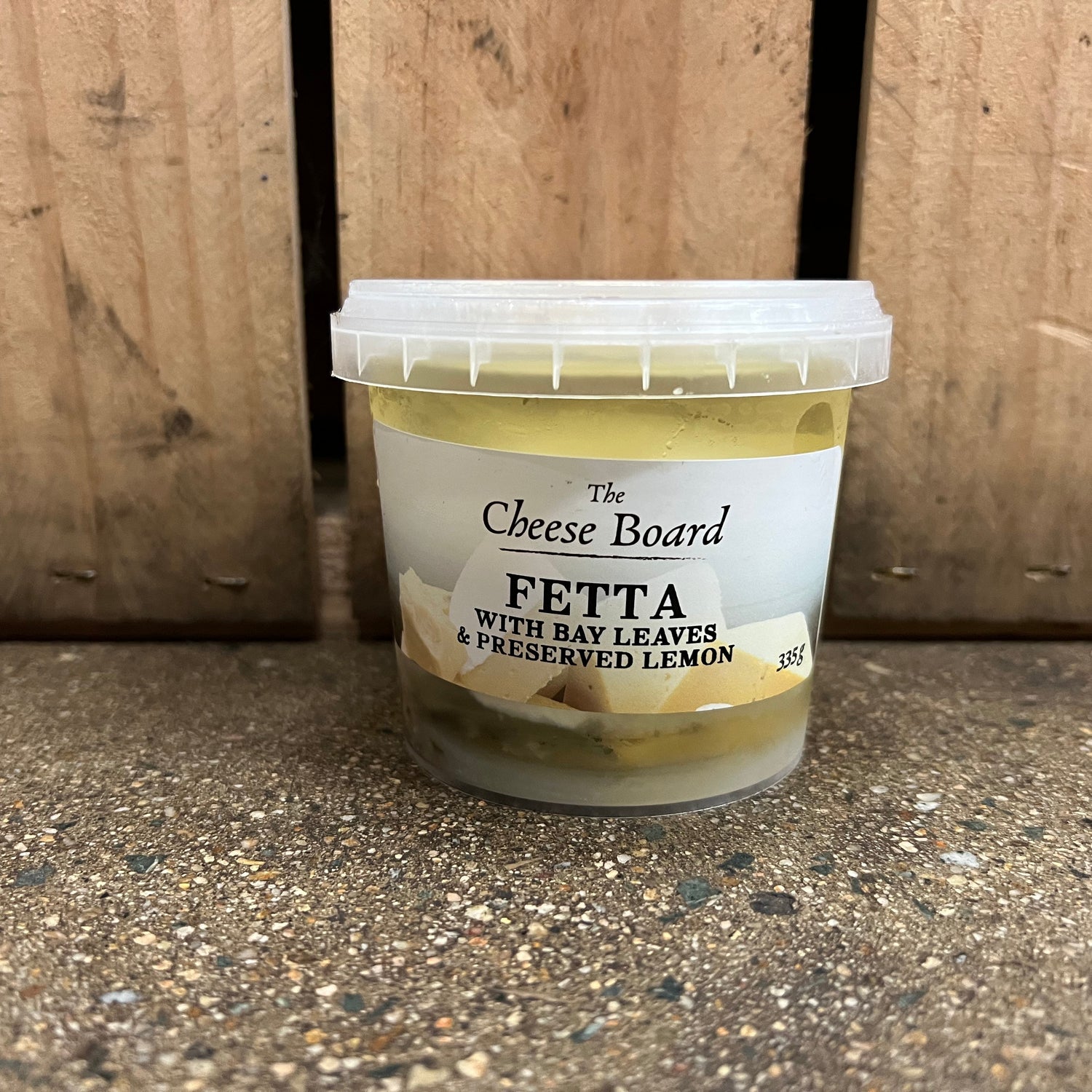 The Cheese Board Persian Fetta with Bay Leaves & Preserved Lemon 335g available at The Prickly Pineapple