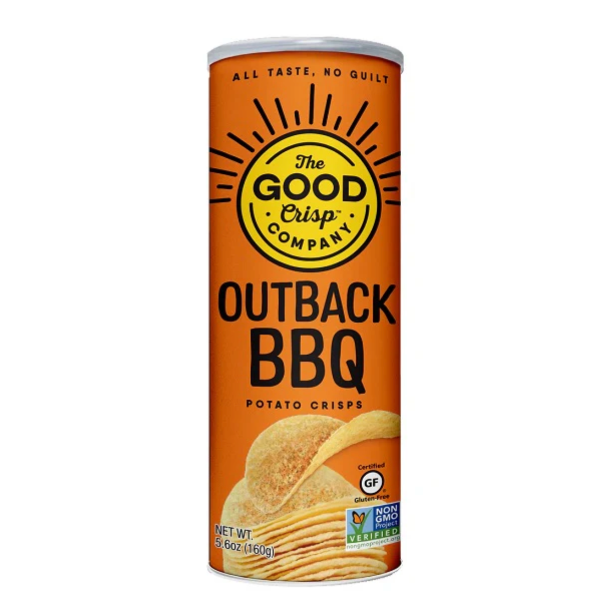 The Good Crisp Co. BBQ Potato Crisps 160g available at The Prickly Pineapple