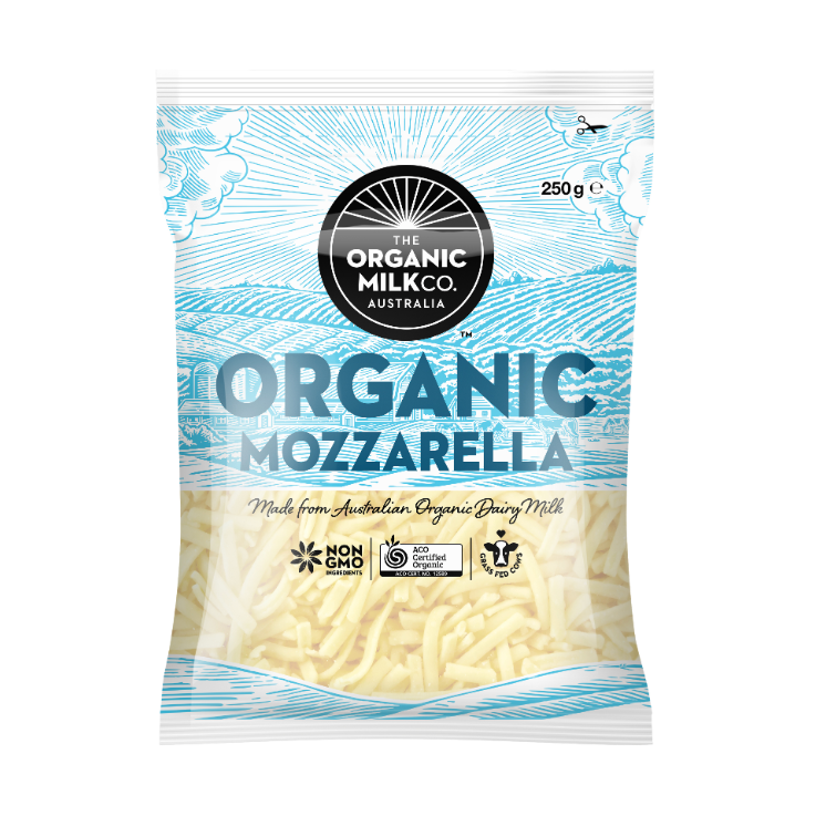 The Organic Milk Co. Australia Organic Mozzarella 250g available at The Prickly Pineapple