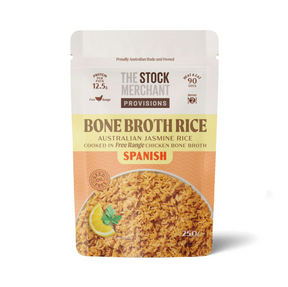 The Stock Merchant - Bone Broth Rice - Spanish 250g available at The Prickly Pineapple