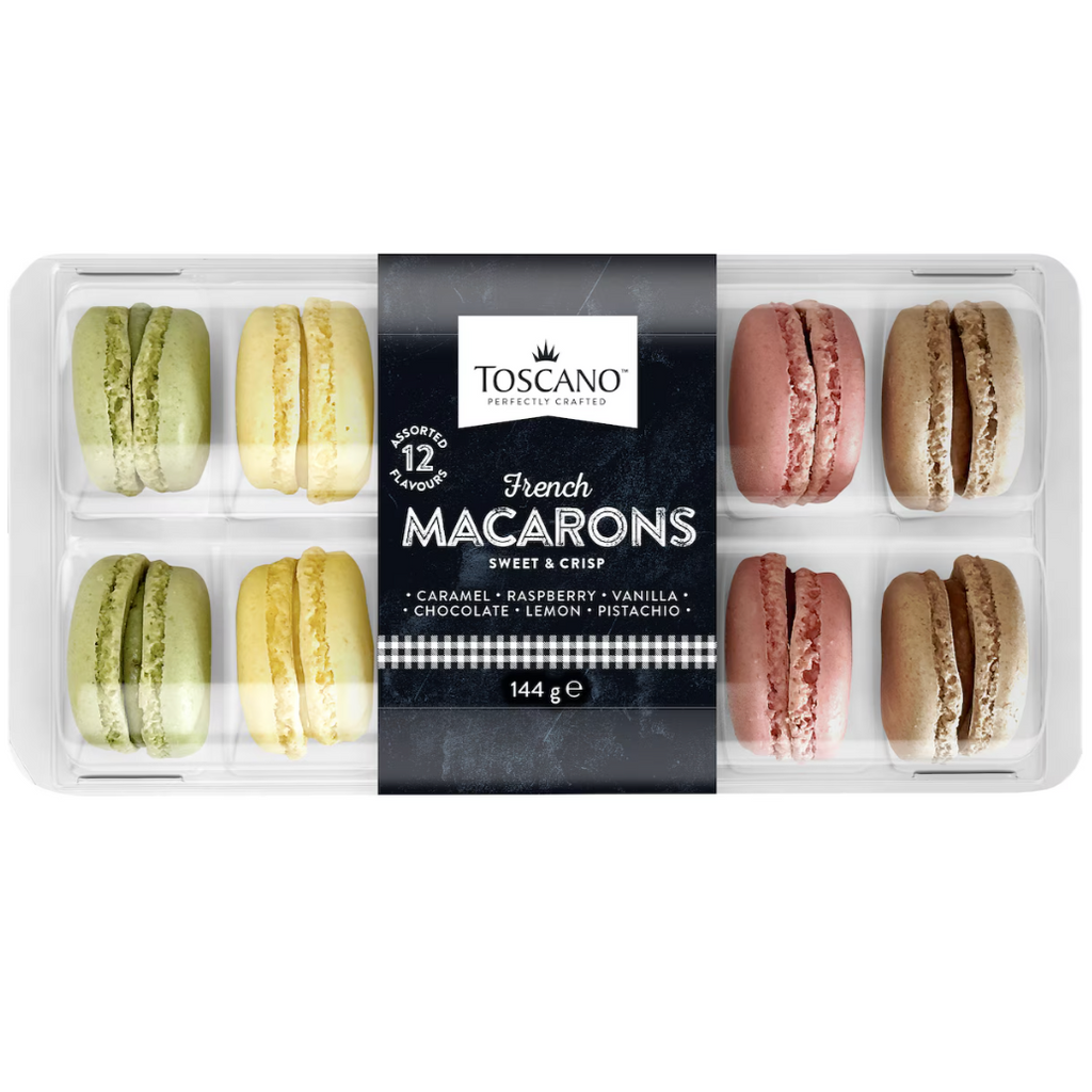 Toscano Mixed Macarons 140g available at The Prickly Pineapple