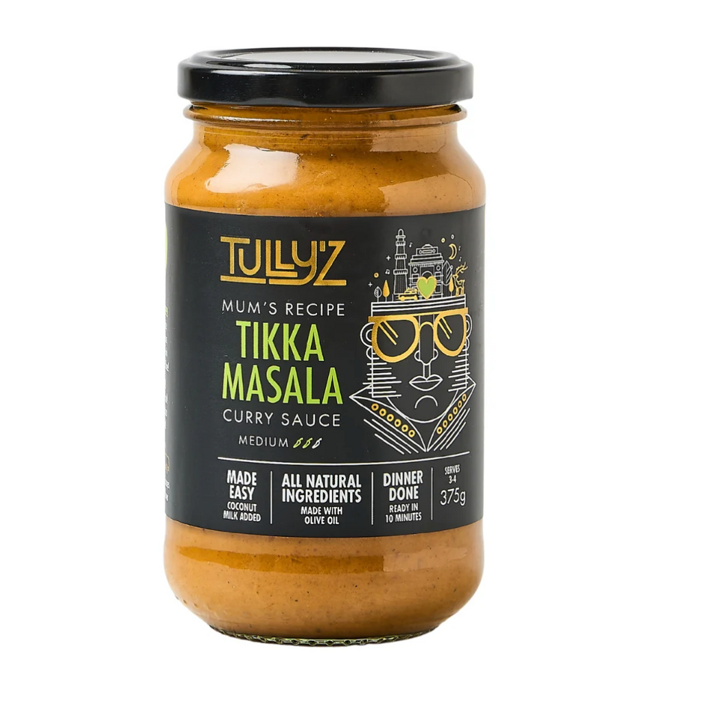 Tully'z Tikka Masala Curry Sauce 375g available at The Prickly PIneapple