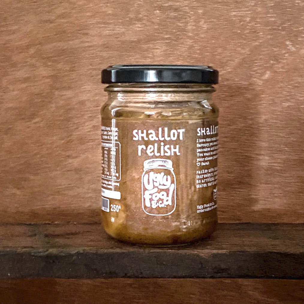 Ugly Food & Co. Shallot Relish 250g available at The Prickly Pineapple