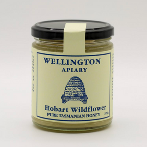 Wellington Apiary Hobart Wildflower Honey 325g available at The Prickly Pineapple