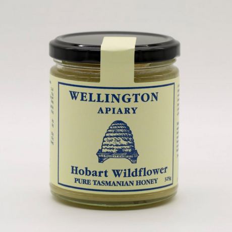 Wellington Apiary Hobart Wildflower Honey 325g available at The Prickly Pineapple