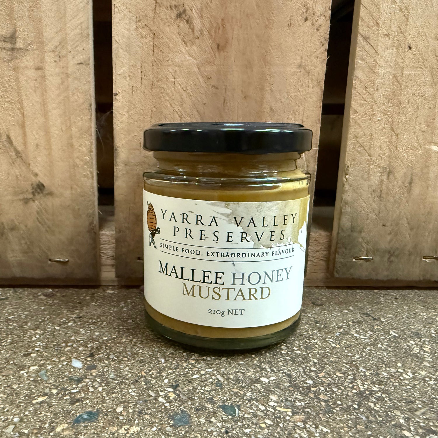 Yarra Valley Gourmet Foods Mallee Honey Mustard 210g available at The Prickly Pineapple