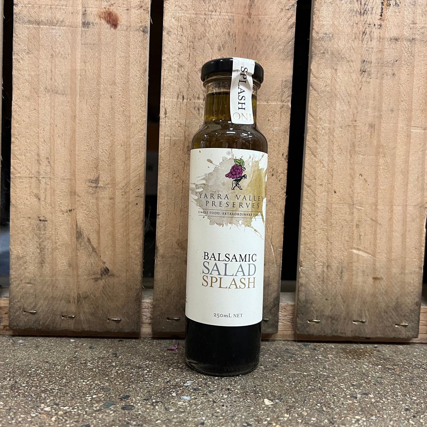 Yarra Valley Gourmet Foods Salad Dressing Balsamic Splash 250ml available at The Prickly Pineapple