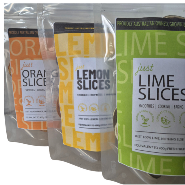 Zest Element Dehydrated Fruit Slices Varieties 40g available at The Prickly Pineapple