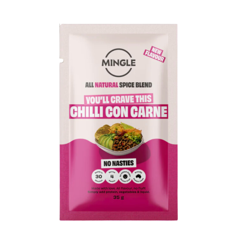 Mingle Chilli Con Carne 35g available at The Prickly Pineapple
