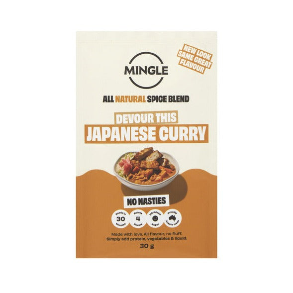 Mingle Devour this Japanese Curry 30g available at The Prickly Pineapple