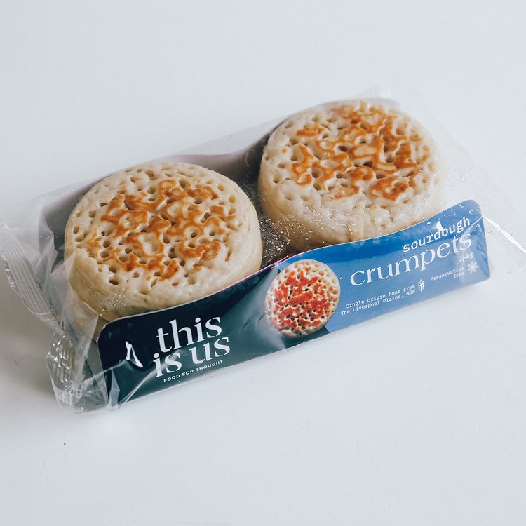 this is us Sourdough Crumpets (4 Pack) available at The Prickly Pineapple