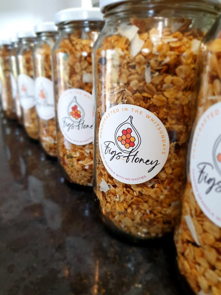 Figs and Honey Toasted Granola available at The Prickly Pineapple