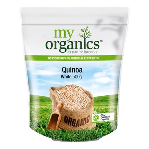 My Organics White Colour Quinoa 500g available at The Prickly Pineapple