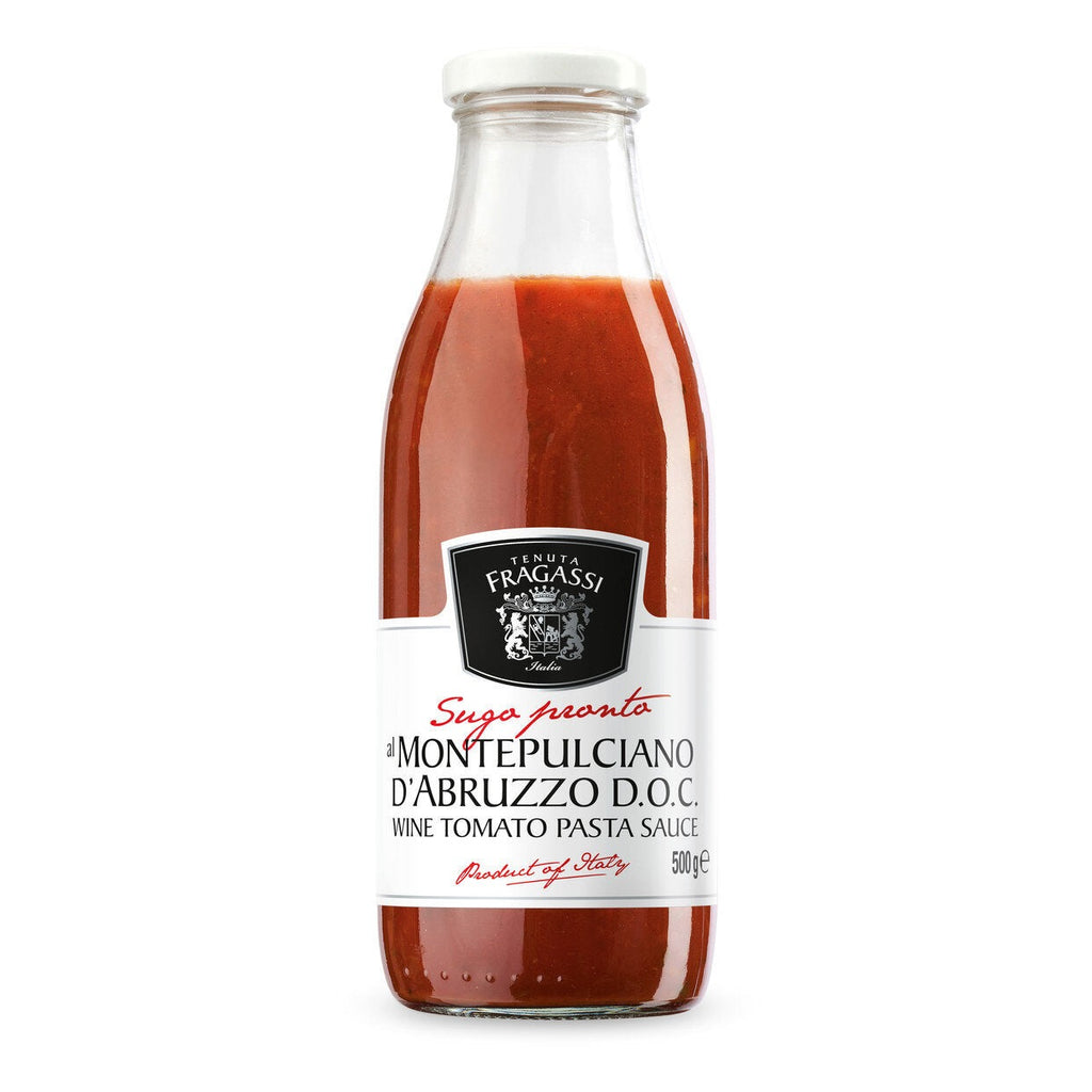 Fragassi Pasta Sauce Montepulciano D’Abruzzo D.O.C Wine 500g available at The Prickly Pineapple
