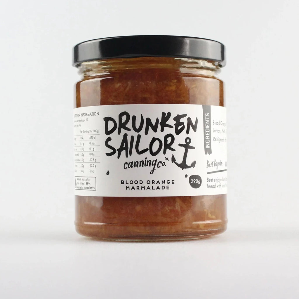 Drunken Sailor Bloody Orange and Saffron Marmalade available at The Prickly Pineapple