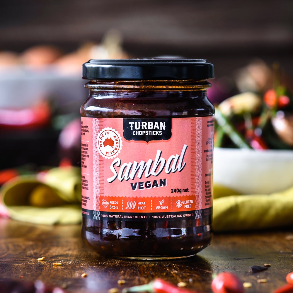 Turban Chopsticks Sambal Vegan 240g