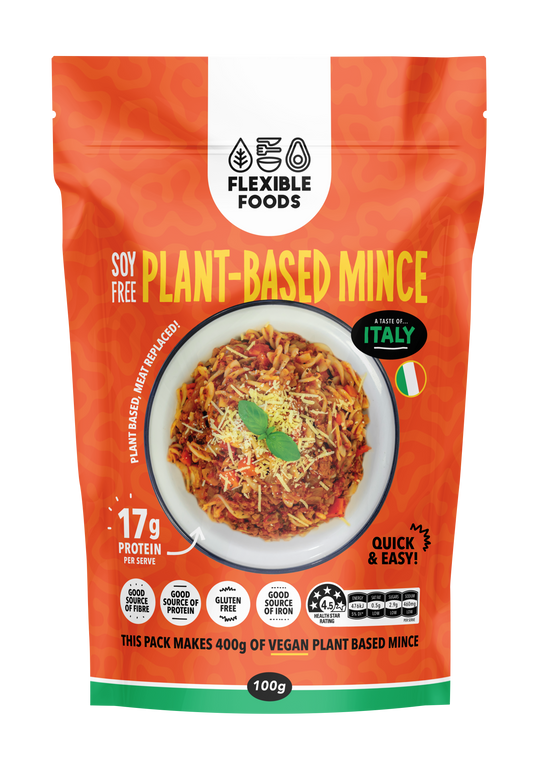 flexible foods taste of italy plant based mince