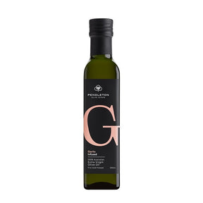 Pendleton Olive Estate Extra Virgin Olive Oil Infused Garlic 250ml available at The Prickly Pineapple