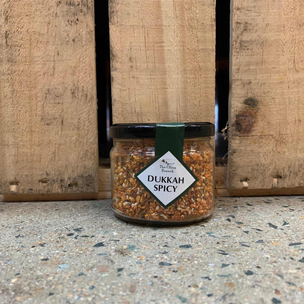 The Olive Branch Dukkah Spicy 175g available at The Prickly Pineapple