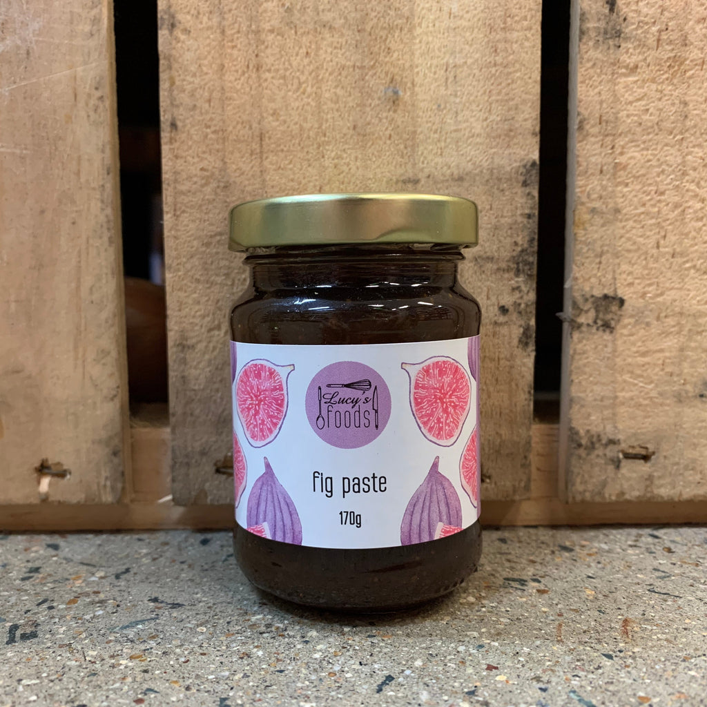 Lucy's Foods Fig Paste 170g available at The Prickly Pineapple