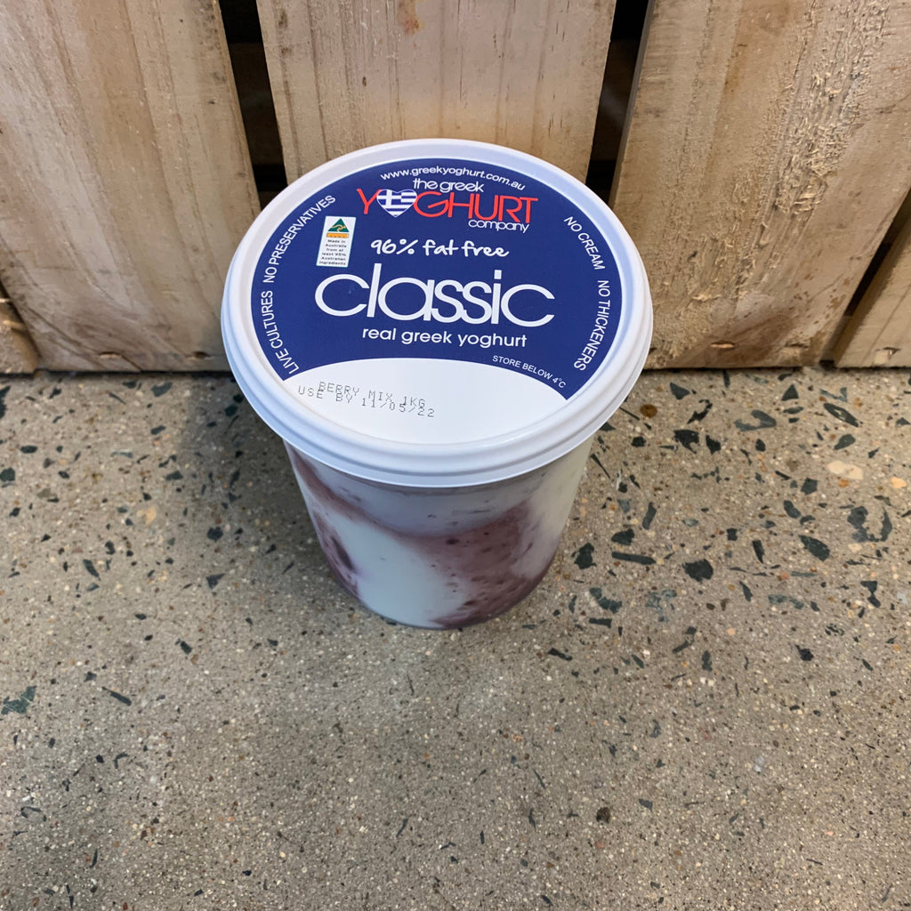 The Greek Yoghurt Company Berry Mix Yoghurt available at The Prickly Pineapple