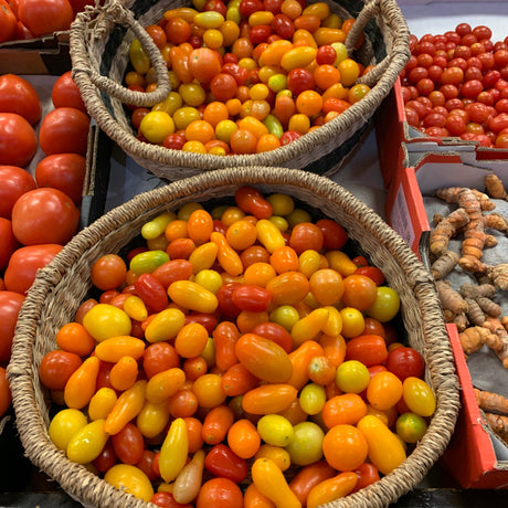 Tomatoes Medley (local) per kg available at The Prickly Pineapple