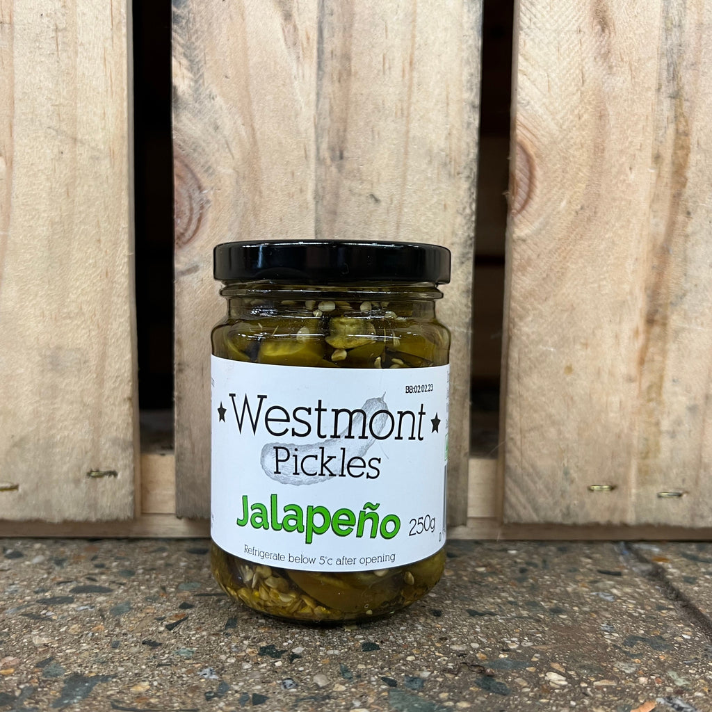 Westmont Pickles Jalapeno 250g jar available at The Prickly Pineapple