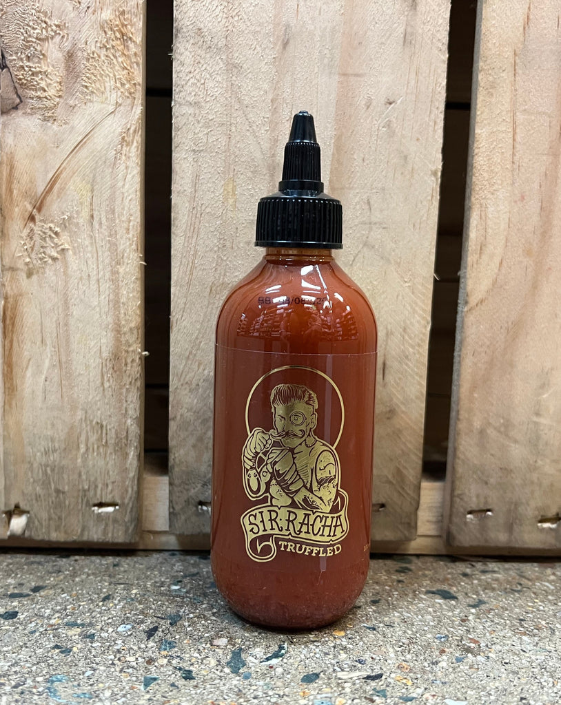 Sir Racha Hot Sauce Varieties 200ml truffled flavour available at The Prickly Pineapple