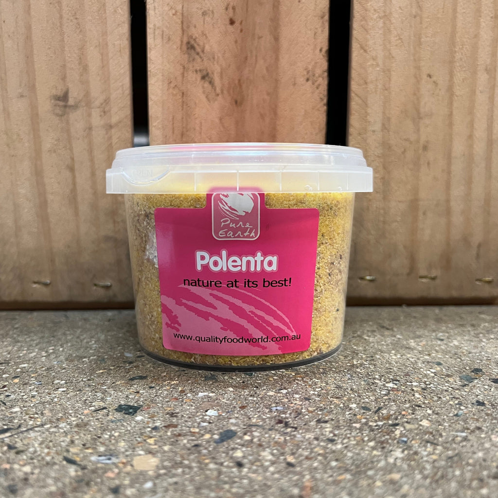 Pure Earth Polenta 400g available at The Prickly Pineapple