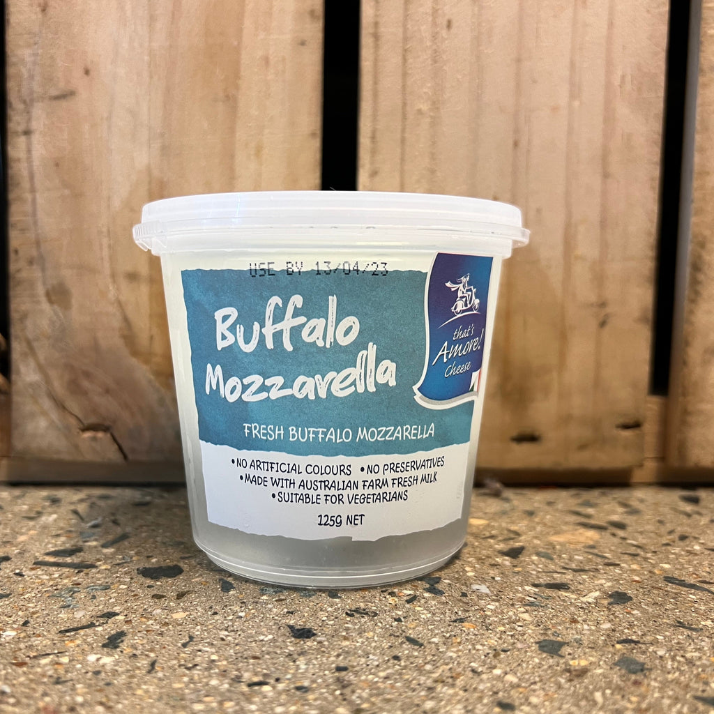 That's Amore Cheese Buffalo Mozzarella tub 125g available at The Prickly Pineapple