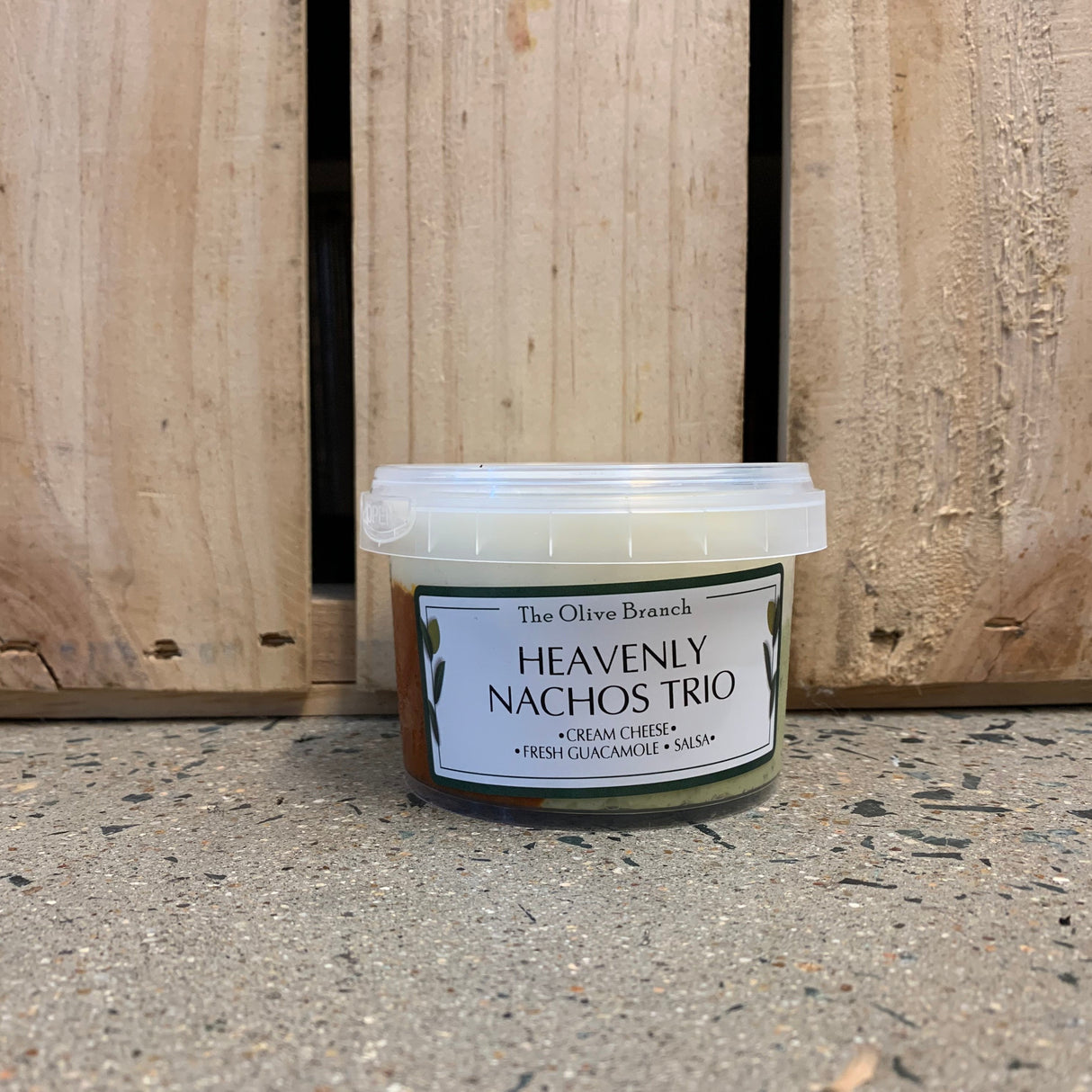 the olive branch heavenly nachos trio dip 250g available at The Prickly Pineapple