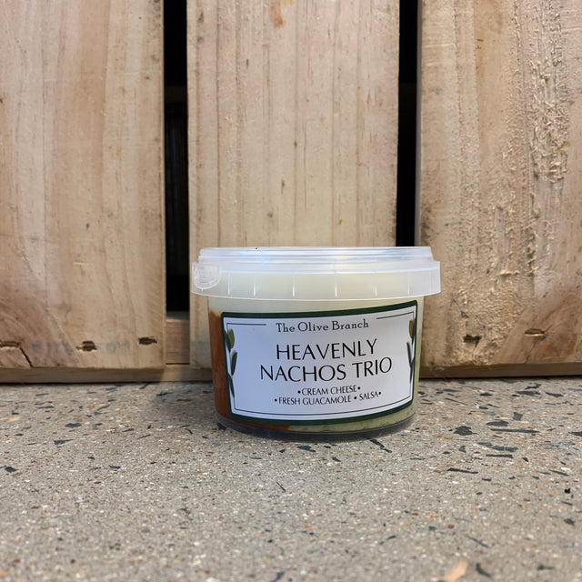 the olive branch heavenly nachos trio dip 250g available at The Prickly Pineapple