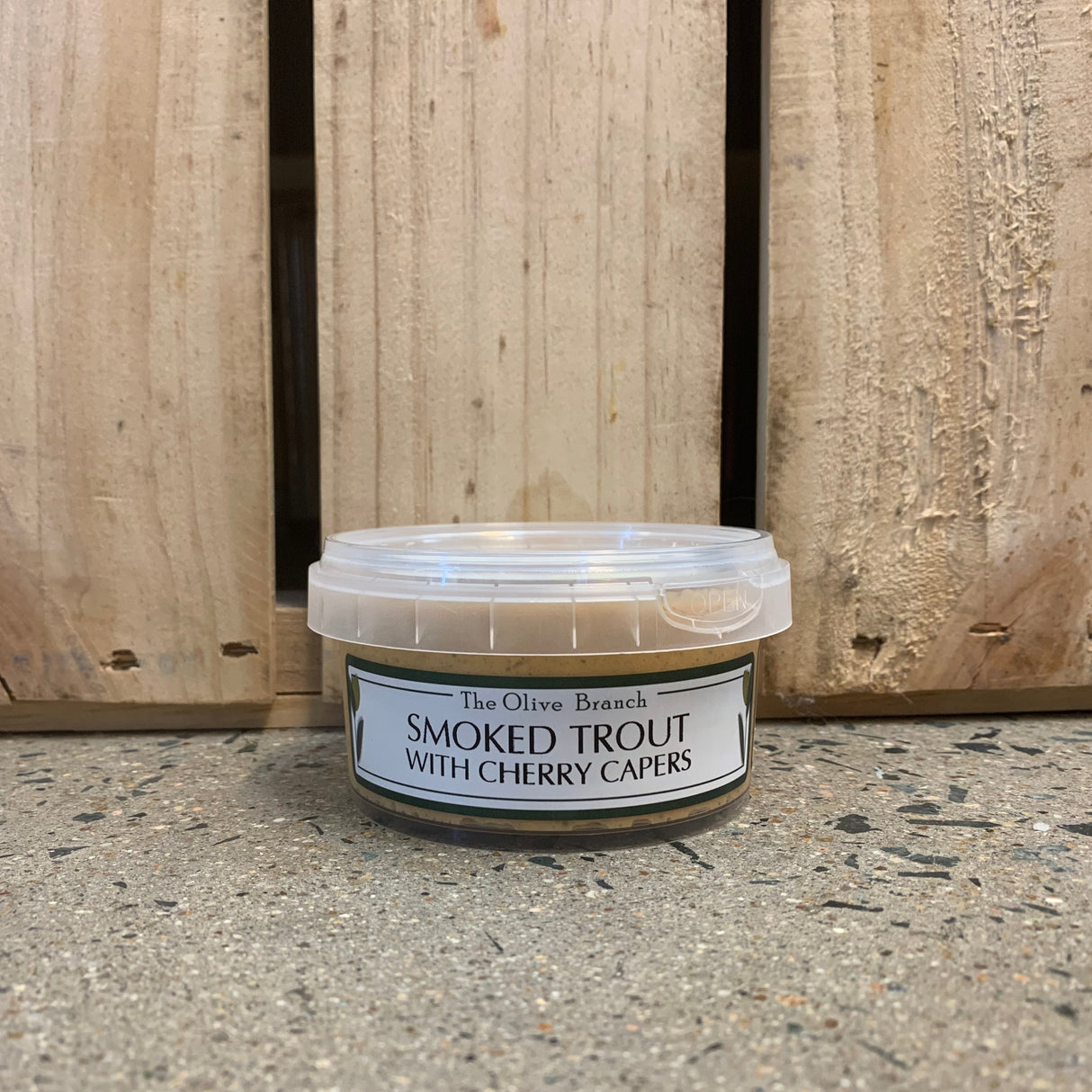 The Olive Branch Smoked Trout with Cherry Capers 